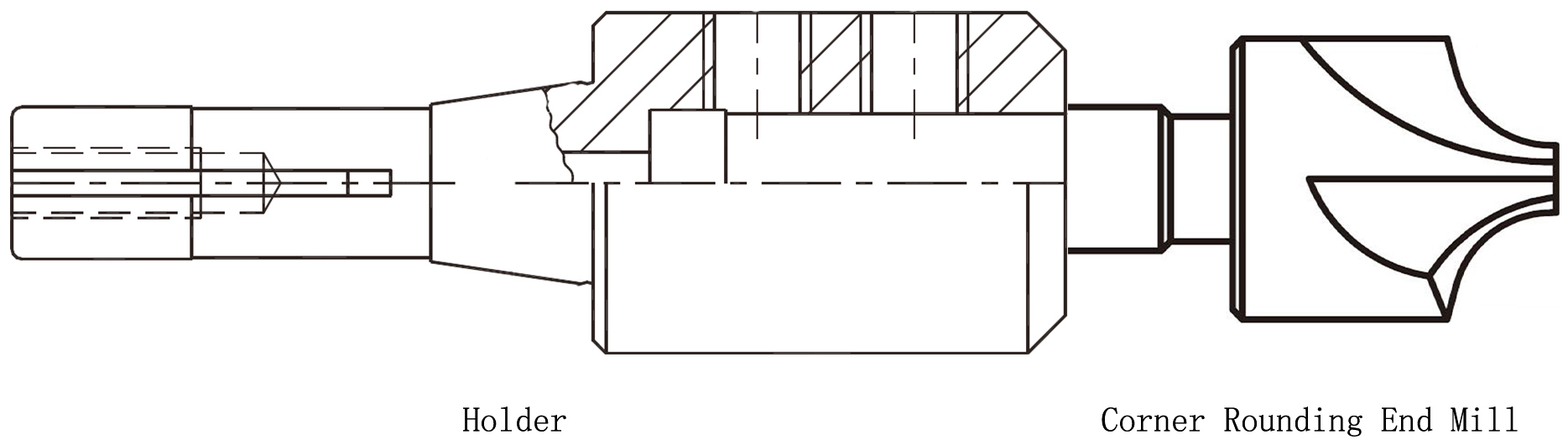 Corner Rounding End Mill