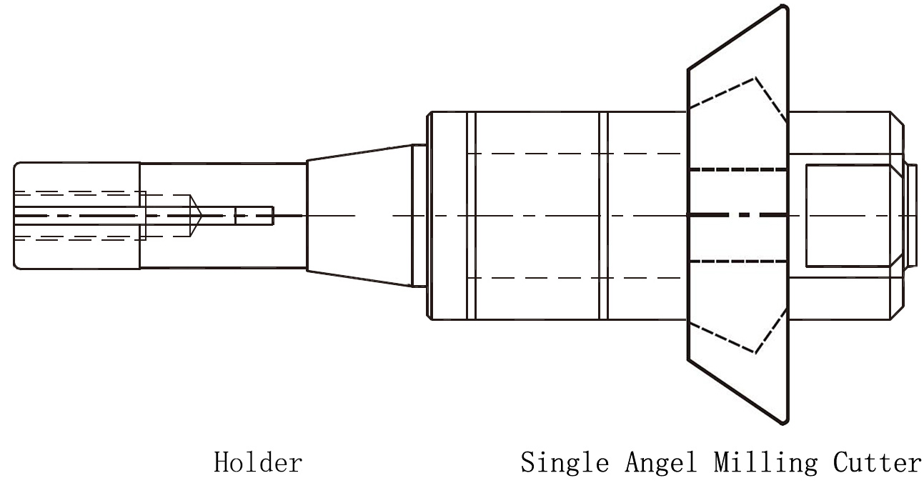 Single Angel Milling Cutter