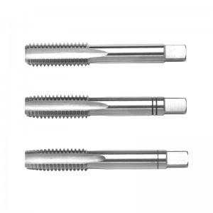 » HSS 3PCS DIN352 Hand Tap Set With Taper And PLUG Or Bottoming Tap