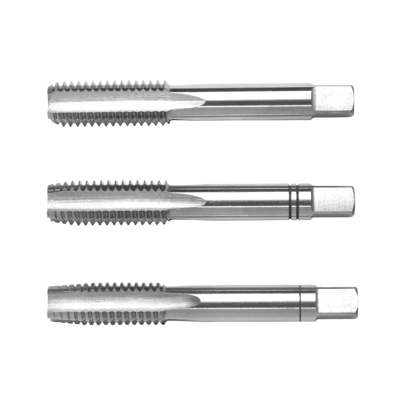 HSS 3PCS DIN352 Hand Tap Set With Taper And PLUG Or Bottoming Tap