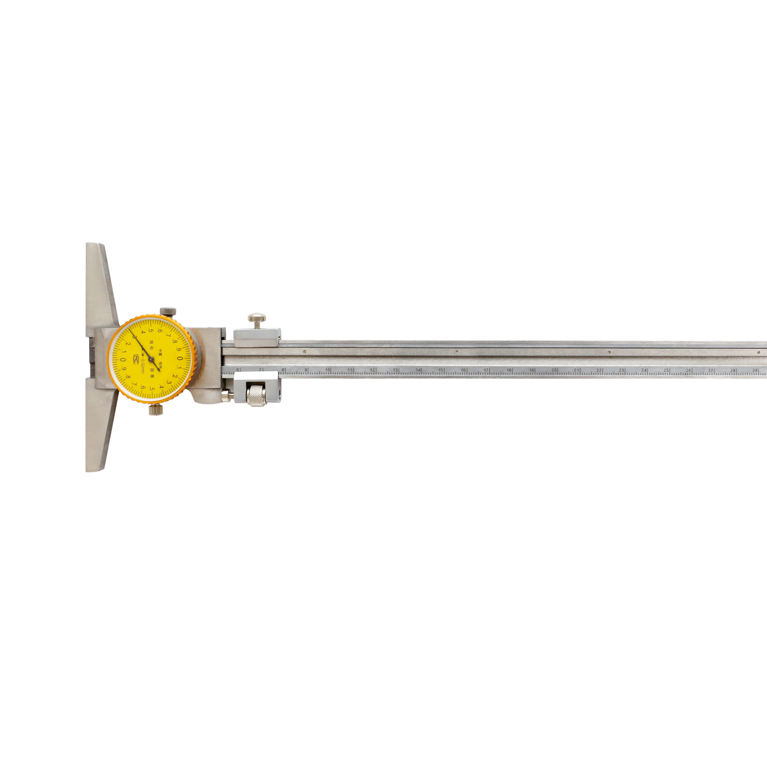 Dial Depth Gauge With Stainless Steel For Industrial Type