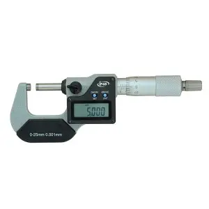 » Precision IP65 Digital Outside Micrometer Of Inch & Metric With Data Output