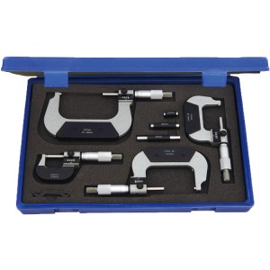 » Precision Outside Micrometer Set With digit Counter Of Inch & Metric With Rachet Stop