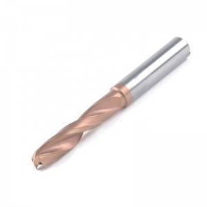 » DIN6537L Metric Solid Carbide Twist Drill With Internal Coolant & External Coolant