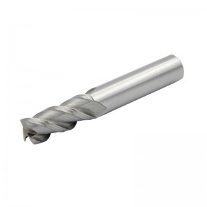 » HSS Metric 4 Flute End Mills With Bright Or TiN And TiAlN Coated