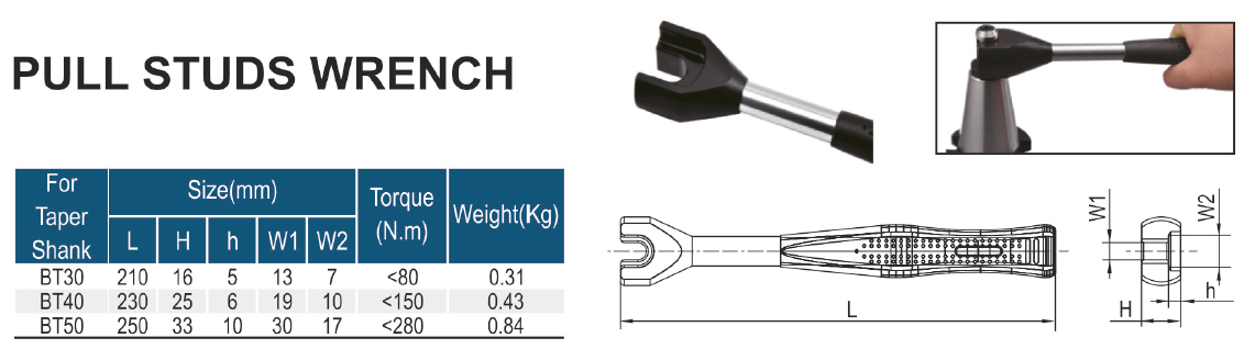 pull studs wrench