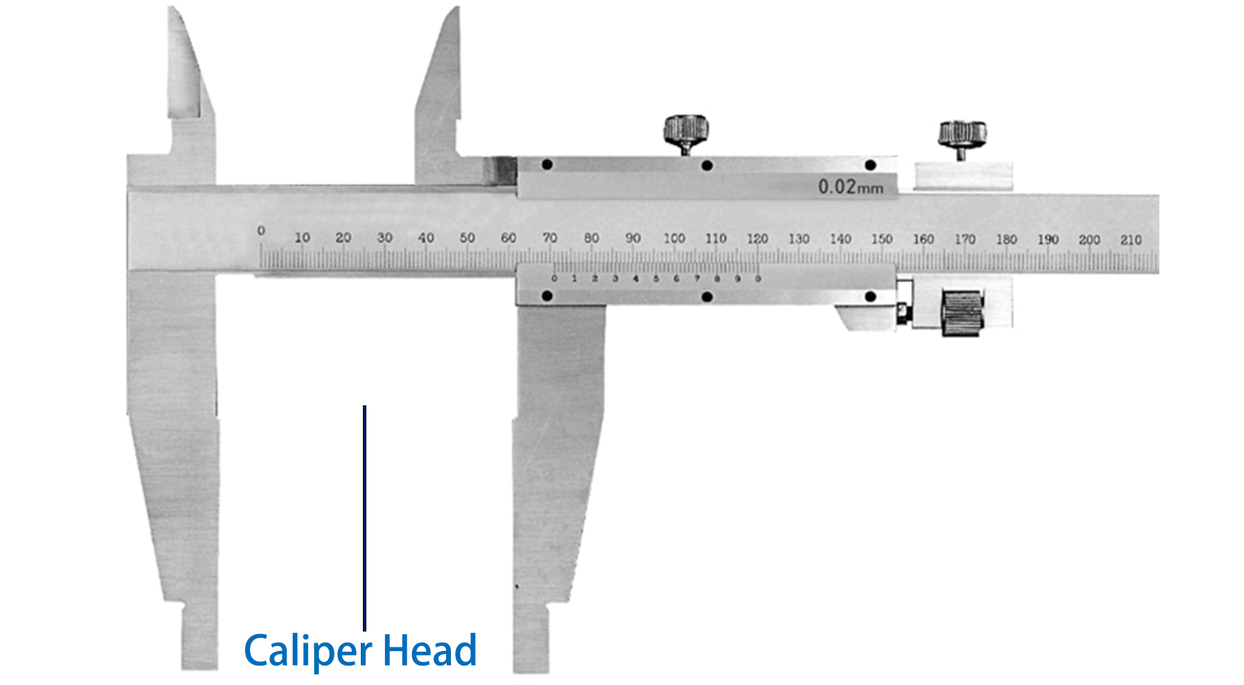 vernier caliper with nib